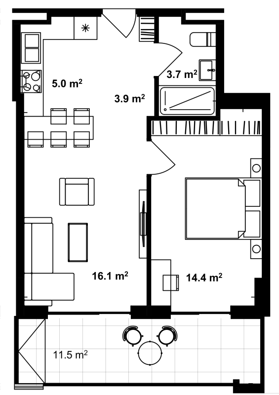 Квартира 1111